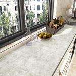 VEELIKE 15.7''x354'' Concrete Contact Paper for Countertops Waterproof Light Concrete Wallpaper Textured Peel and Stick Limewash Wallpaper Self Adhesive Cement Murals Removable for Cabinets Furniture