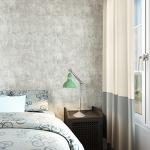 VEELIKE 15.7''x354'' Concrete Contact Paper for Countertops Waterproof Light Concrete Wallpaper Textured Peel and Stick Limewash Wallpaper Self Adhesive Cement Murals Removable for Cabinets Furniture