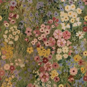 Vintique Floral Wallpaper Peel and Stick Boho Wall Paper Removable Waterproof Green Petal Pattern Contact Paper for Bedroom, Bathroom, Kitchen,Home Wall 17.3" x 118"