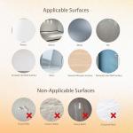 Green Plant Wall Stickers Vinyl Wall Decals Removable Wall Clings Peel and Stick Wall Mural for Bedroom Living Room Office (Large)