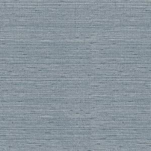 Simon&Siff Grey Blue Textured Grasscloth Peel and Stick Wallpaper 17.7"x197" Faux Grassweave Waterproof Self Adhesive Removable Wallpaper Mural for Home Decor Bedroom Kitchen Cabinet