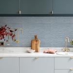 Simon&Siff Grey Blue Textured Grasscloth Peel and Stick Wallpaper 17.7"x197" Faux Grassweave Waterproof Self Adhesive Removable Wallpaper Mural for Home Decor Bedroom Kitchen Cabinet