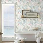 Fititem Floral Peel and Stick Wallpaper Boho Floral Contact Paper Modern Flower Removable Self Adhesive Waterproof Wallpaper for Bathroom Bedroom Fun Wildflower Contact Paper Cabinets 17.3inW 393inL