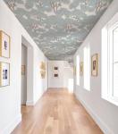 HomKihapai Tree Peel and Stick Forest Jungle Waterproof Bathroom Mural Stick on Wallpaper (Light, 17.7in x 16.4ft)