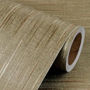 Livelynine 15.8x394 Luxury Gold Textured Wallpaper Peel and Stick Grass Cloth Wallpaper Rolls for Bathroom Kitchen Retro Accent Wall Decor Living Room Modern Removable Vintage Contact Paper for Walls