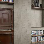 VEELIKE Taupe Concrete Wallpaper 15.7''x354'' Textured Peel and Stick Wallpaper Decorative Concrete Contact Paper Waterproof Self Adhesive Cement Wall Paper Roll for Kitchen Bedroom Walls Cabinets