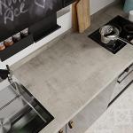 VEELIKE Taupe Concrete Wallpaper 15.7''x354'' Textured Peel and Stick Wallpaper Decorative Concrete Contact Paper Waterproof Self Adhesive Cement Wall Paper Roll for Kitchen Bedroom Walls Cabinets