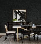 Yasinet Peel and Stick Wallpaper Black Removable Wallpaper Modern Black Contact Paper Dark Thicken Self Adhesive Textured Wall Paper for Cabinets Badroom Waterproof Vinyl 393.7"x 15.7"