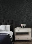 Yasinet Peel and Stick Wallpaper Black Removable Wallpaper Modern Black Contact Paper Dark Thicken Self Adhesive Textured Wall Paper for Cabinets Badroom Waterproof Vinyl 393.7"x 15.7"