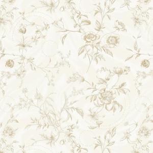 Ismoon Floral Peel and Stick Wallpaper Vintage Beige Stick on Wall Paper French Textured Contact Paper for Cabinet Removable Self Adhesive Wallpaper Vinyl Roll Shelf Decro, 17.3x393in