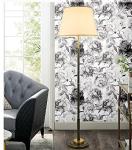 Blooming Wall Peony in Neutral Color Peel and Stick Wallpaper Self Adhesive Wall Mural Wall Décor
