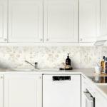 Ismoon Floral Peel and Stick Wallpaper Vintage Beige Stick on Wall Paper French Textured Contact Paper for Cabinet Removable Self Adhesive Wallpaper Vinyl Roll Shelf Decro, 17.3x393in