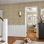 JiffDiff Leopard Print Peel and Stick Wallpaper, Waterproof Removable Self Adhesive Textured Wall Paper, Yellow Unique Funky Cheetah Contact Paper for Bedroom and Bathroom 240"X17.3"(28.8 sq. ft)