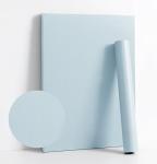 Dimoon 236''x17.7'' Blue Peel and Stick Wallpaper Contact Paper Modern Self Adhesive Wall Paper Removable Renter Friendly Textured Solid Color Shelf Cabinet Vinyl Roll (236''x17.7'',Light Blue)