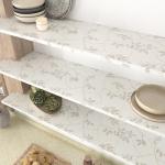 Beige Leaf Nature Wallpaper Peel and Stick Floral Wallpaper Boho Wall Paper for Bedroom Peel and Stick Countertops Waterproof Contact Paper for Cabinets Living Room Walls Shelf Liner Furniture