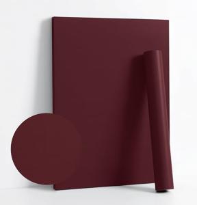 Dimoon 236''x17.7'' Red Peel and Stick Wallpaper Contact Paper Modern Self Adhesive Wall Paper Removable Renter Friendly Textured Solid Color Shelf Cabinet Vinyl Roll (236''x17.7'',Retro Red)