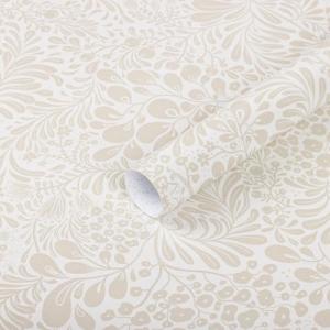 Heroad Peel and Stick Wallpaper Contact Paper Modern Wall Paper 17.3''x196'' Boho Floral Removable Wallpaper Beige Self Adhesive Contact Papers for Bedroom Living Room Walls Waterproof Vinyl Roll