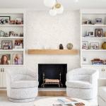 Heroad Peel and Stick Wallpaper Contact Paper Modern Wall Paper 17.3''x196'' Boho Floral Removable Wallpaper Beige Self Adhesive Contact Papers for Bedroom Living Room Walls Waterproof Vinyl Roll