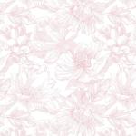 Dimoon 236"x17.3" Peel and Stick Wallpaper Floral Contact Paper Boho White Pink Flower Wallpaper Removable Wall Paper Self Adhesive Modern for Cabinets Drawers Bedroom Thicken Vinyl