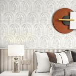 EeeComing Boho Peel and Stick Wallpaper Modern Wall Paper Peel and Stick Removable Contact Paper Self Adhesive Wallpaper for Bedroom and Bathroom Cabinet Shelf Liner Vinyl 393.7 "x17.3