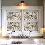 VistaPalette 18"x236" Boho Cream/Brown Daisy Flower Peel and Stick Self Adhesive Wallpaper Removable Contact Paper Stick on Easy Peel Off Wall Paper for Kitchen Bedroom Bathroom Renter