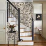 VistaPalette 18"x236" Boho Cream/Brown Daisy Flower Peel and Stick Self Adhesive Wallpaper Removable Contact Paper Stick on Easy Peel Off Wall Paper for Kitchen Bedroom Bathroom Renter