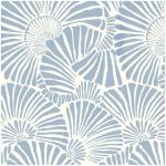 White and Blue Wallpaper Peel and Stick Wallpaper Boho 17.3"×197" Modern Wallpaper Self Adhesive Removable Wall Paper for Bedroom Blue Contact Paper for Cabinets Drawers Shelf Home Decor Vinyl Film