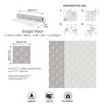 Meihodan Geometric Arch Peel and Stick Wallpaper Black Grey Rainbow Removable Self Adhesive Wallpaper for Bedroom Living Room Wall Decor 17.7in x 9.8ft