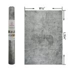 Gray Concrete Wallpaper Peel Stick Matte Thick 16x354 inch Cement Contact Paper for Countertop Waterproof Oil Proof Self Adhesive Furniture Stickers Kitchen Counter Shelf Liner Wall Vinyl Decorative