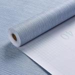 Haimin Grasscloth Wallpaper Textured 24in X 393in Fabric Contact Paper Grey Blue Wall Paper Textured Linen Peel and Stick Self-Adhesive Thick Vinyl Embossed Film Wallpaper (Gray Blue)
