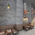 BAYYA Concrete Wallpaper Countertops Contact Paper Cement Grey Wallpaper Peel and Stick 15.75" x 196.85" 3D Rustic Industrial Style Waterproof Removable Self Adhesive Vinyl Film for Bathroom Kitchen