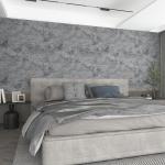 BAYYA Concrete Wallpaper Countertops Contact Paper Cement Grey Wallpaper Peel and Stick 15.75" x 196.85" 3D Rustic Industrial Style Waterproof Removable Self Adhesive Vinyl Film for Bathroom Kitchen