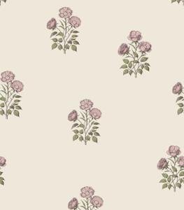 LUKUUI 17.3”×393.7” Vintage Floral Wallpaper Retro Rose Flower Contact Paper for Cabinets Self Adheisve Floral Wallpaper for Bedroom Accent Wall Cabinets