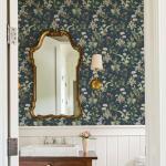 Simon&Siff Vintage Wallpaper Peel and Stick Modern Floral Wall Paper Wildflowers Botanical Contact Paper Removable Renter Friendly Wallpaper 480" x 17.3"