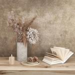 VEELIKE 15.7''x354'' Grunge Metallic Wallpaper Textured Brown Industrial Peel and Stick Wallpaper for Bedroom Living Room Accent Walls Removable Renter Friendly Concrete Vinyl Wallpaper Roll for Walls