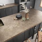 VEELIKE 15.7''x354'' Grunge Metallic Wallpaper Textured Brown Industrial Peel and Stick Wallpaper for Bedroom Living Room Accent Walls Removable Renter Friendly Concrete Vinyl Wallpaper Roll for Walls