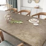 VEELIKE 15.7''x354'' Grunge Metallic Wallpaper Textured Brown Industrial Peel and Stick Wallpaper for Bedroom Living Room Accent Walls Removable Renter Friendly Concrete Vinyl Wallpaper Roll for Walls