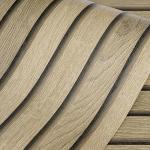 Livelynine Wood Wallpaper 24 X394 Inch Wood Peel and Stick Wall Paper Slatted Brown Vinyl Self Adhesive Contact Paper Decorative for Bedroom Kids Bathroom Door Sticky Slat Wall Paneling for Walls
