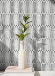 NuWallpaper Porter Charcoal Peel and Stick Wallpaper, NUS6220