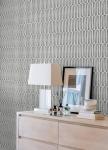 NuWallpaper Porter Charcoal Peel and Stick Wallpaper, NUS6220