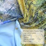 YISURE Extra Large Huge Tapestry 120(W) x 90(L) Inch, Nature Mountain Forest Tapestry, Scenic Green Pine Tree Waterfall Landscape Wall Hanging Tapestries for Home Office Dorm Indoor and Outdoor