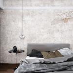 VEELIKE Neutral Concrete Wallpaper Peel and Stick Boho Aesthetic Wallpaper for Bedroom Bathroom 354''x32'' Wide Concrete Contact Paper for Countertops Waterproof Cement Vinyl for Accent Walls Kitchen