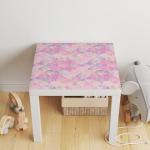 Danmyho Luxury Fish Scale Self Adhesive Wallpaper Pink Waves Peel and Stick Wallpaper Removable Contact Paper for Living Room/Bedroom/Bathroom 17.7"x118"