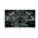 RoomMates RMK11458M Star Wars Millennium Falcon Peel and Stick Wallpaper Mural, 10.5 ft x 6 ft