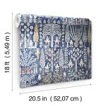 RoomMates RMK12372PL Persian Ikat Peel and Stick Wallpaper
