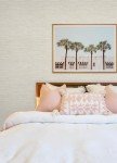 RoomMates Neutral Dimensional Grasscloth Peel and Stick Wallpaper, RMK12682PLW