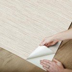 RoomMates Neutral Dimensional Grasscloth Peel and Stick Wallpaper, RMK12682PLW