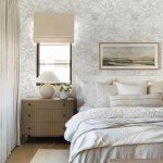Ismoon Large Floral Peel and Stick Wallpaper Boho White/Grey Contact Paper 17.3inx16.3ft Removable Self Adhesive Bedroom Cabinet Mural Wall Decor Vinyl Roll