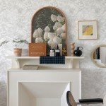 Ismoon Large Floral Peel and Stick Wallpaper Boho White/Grey Contact Paper 17.3inx16.3ft Removable Self Adhesive Bedroom Cabinet Mural Wall Decor Vinyl Roll