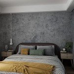 3yecao 16"×591" Large Size Extra Thick Grey Blue Concrete Wallpaper Peel and Stick Industrial Dark Blue Gray Cracked Concrete Contact Paper Vinyl Grey Cement Sticker for Bedroom Bathroom Gym Walls